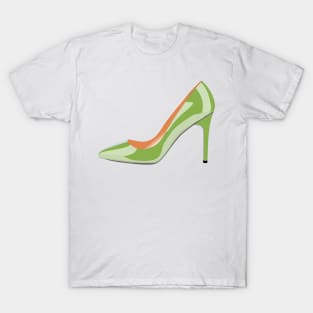 High Heel Shoe in Greenery T-Shirt